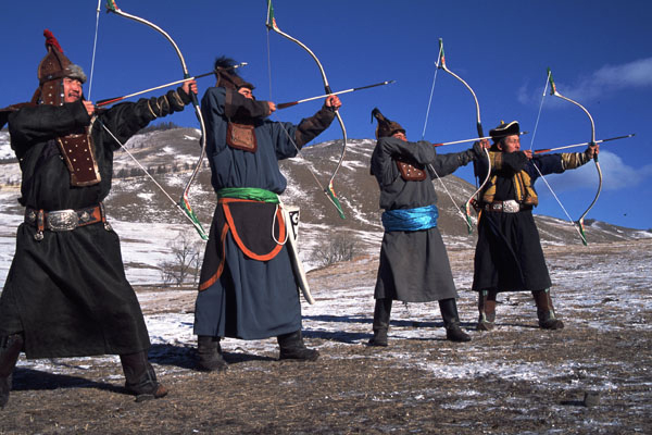 Image result for Genghis Khan archers